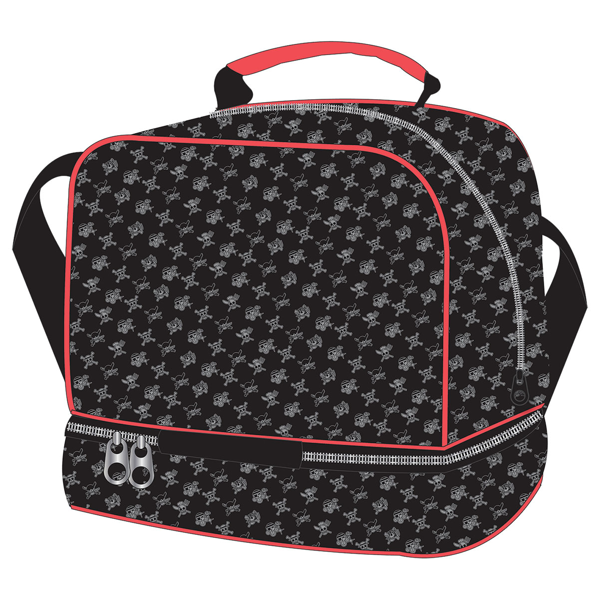 ONE-PIECE-CREW-Saco de Lanche c/ 2 Compartimentos 21x20x15cm ONE-PIECE-CREW-Saco de Lanche c/ 2 Compartimentos 21x20x15cm