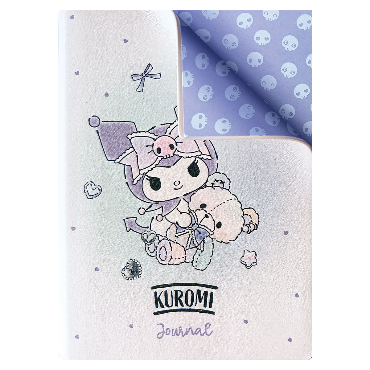 KUROMI-Caderno Notas 13x18cm Capa Flex Linhas 160pg-Pastel