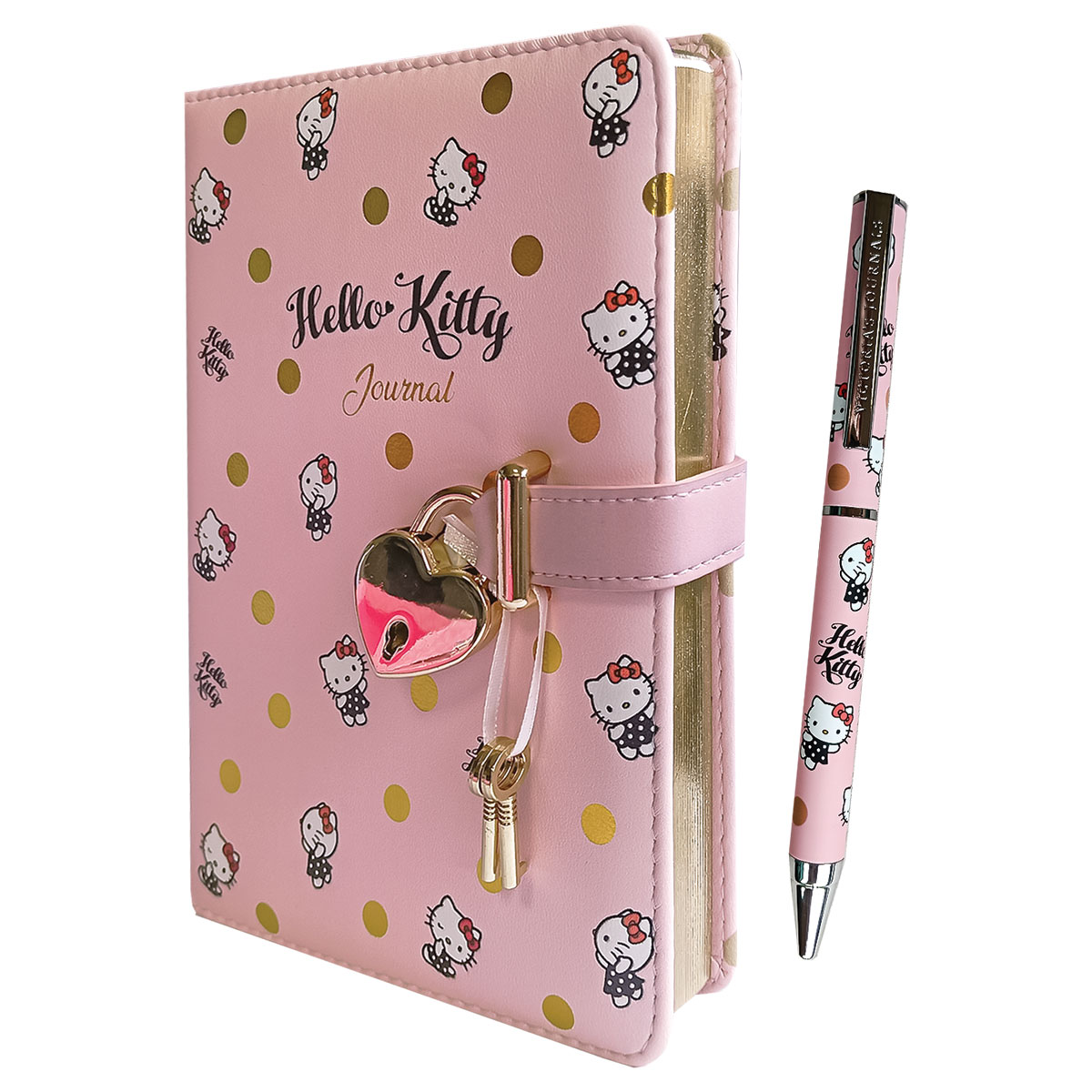 HKITTY-Set Diário+Esferográfica Cx Presente Linhas 160p-Pont