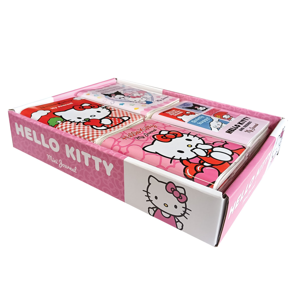 HKITTY-Expositor com 16 Cadernos A6 Linhas 128pg 80gr