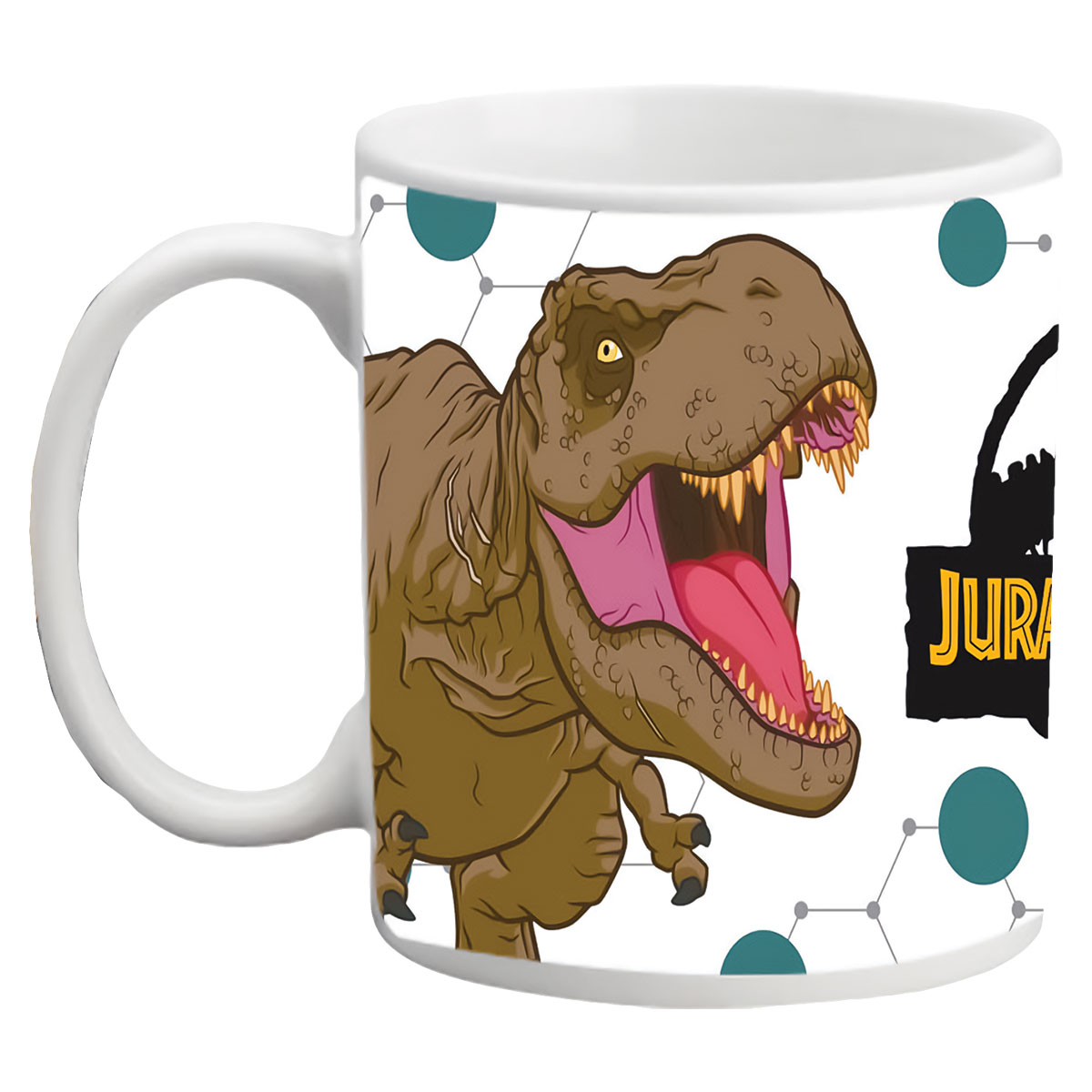 Jurassic World-Caneca Cerâmica 11oz/300ml Caixa Presente Jurassic World-Caneca Cerâmica 11oz/300ml Caixa Presente
