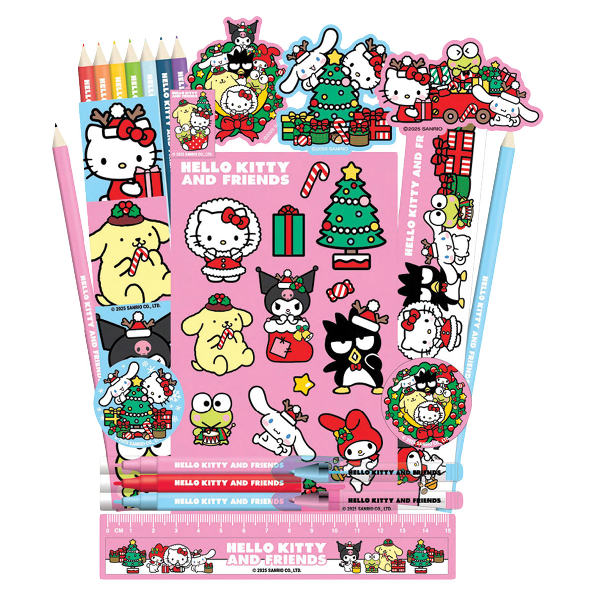 HELLO KITTY-Calendário do Advento-24 Peças-Stan