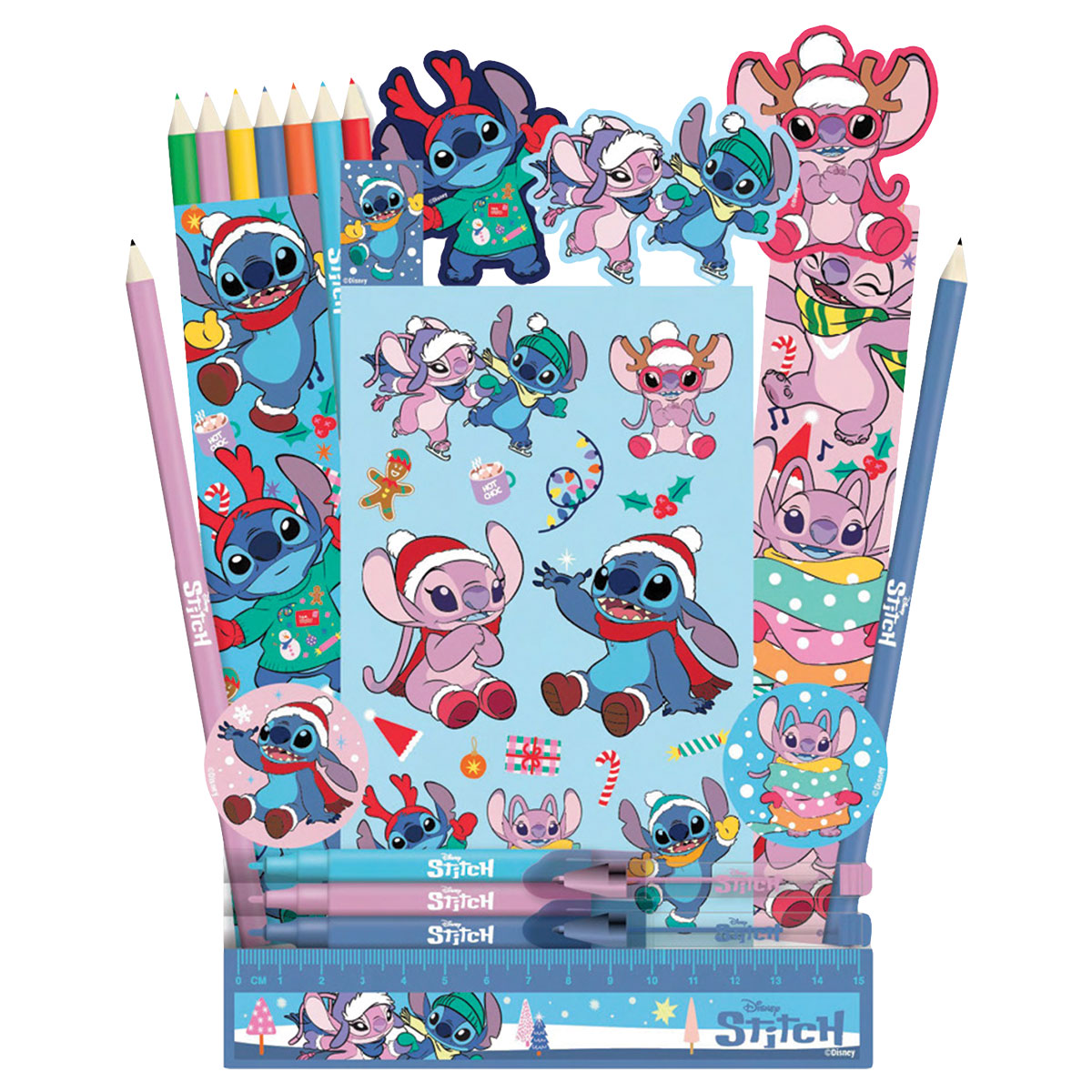 STITCH-Calendário do Advento-24 Peças-Stan
