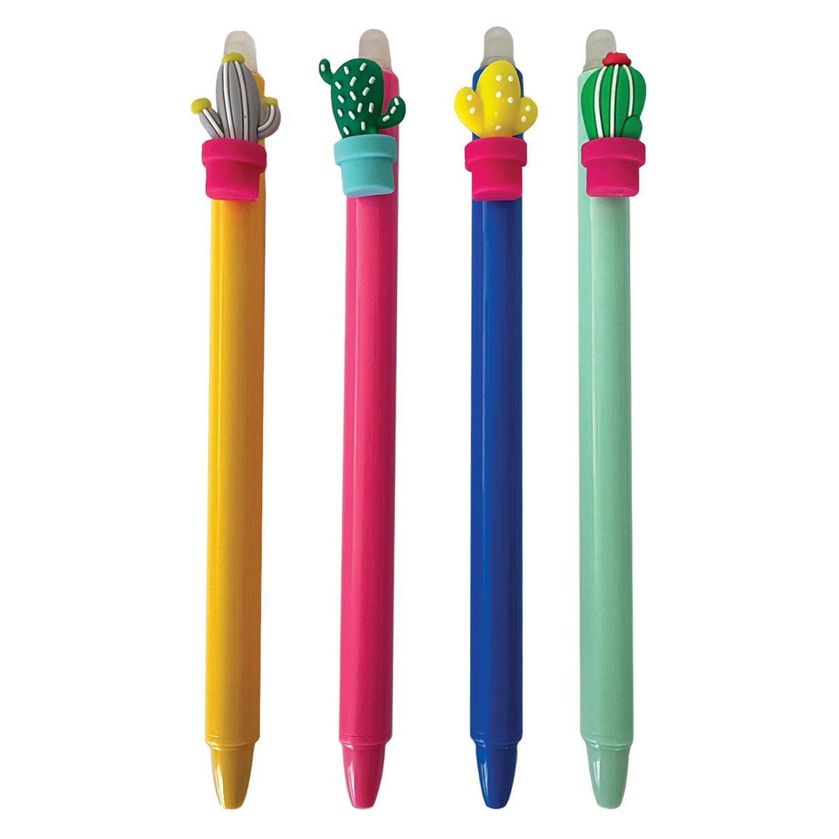 CUTE CT-Esferográfica Apagável-Azul-Cactos