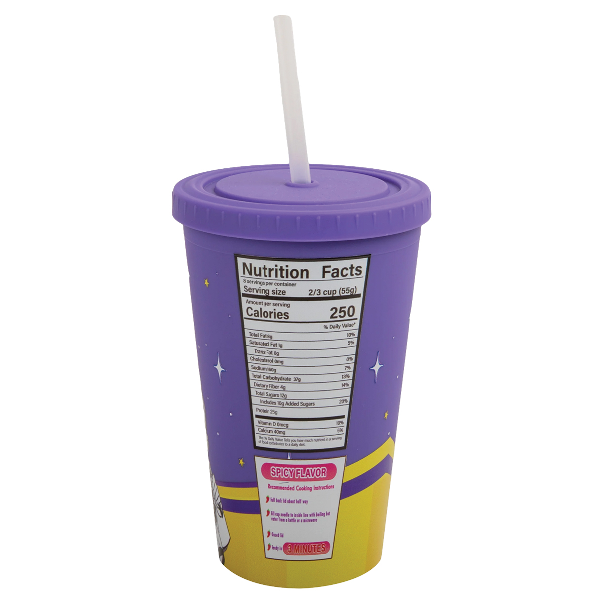KPOP DEMON H-Copo c/ Palhinha 475 ml-Rumi