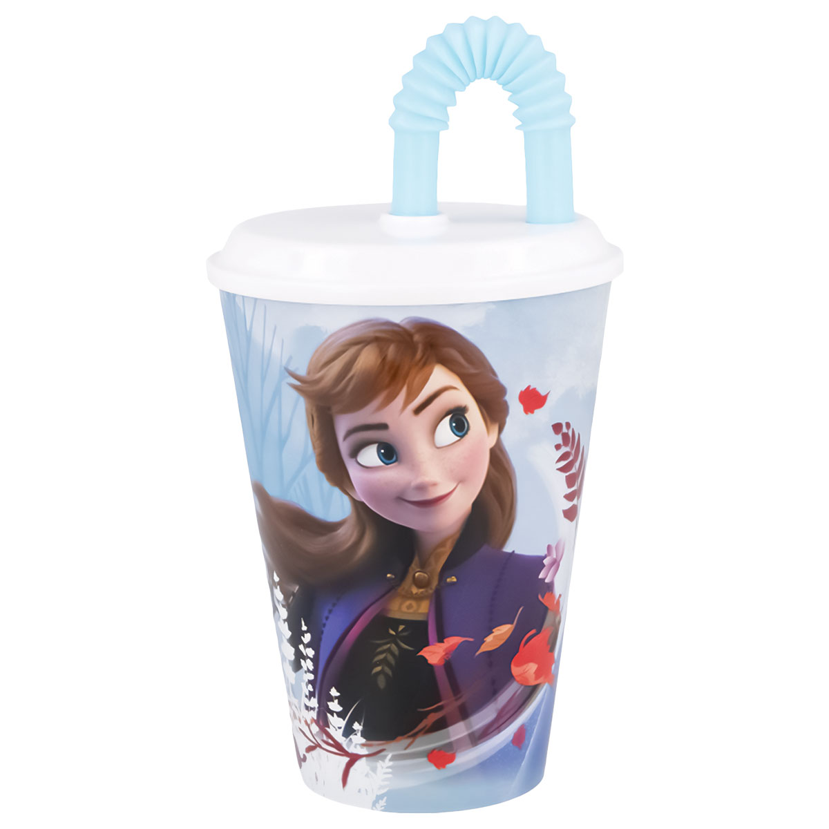 FROZEN-Copo Reutilizável PP com Palhinha 430ml