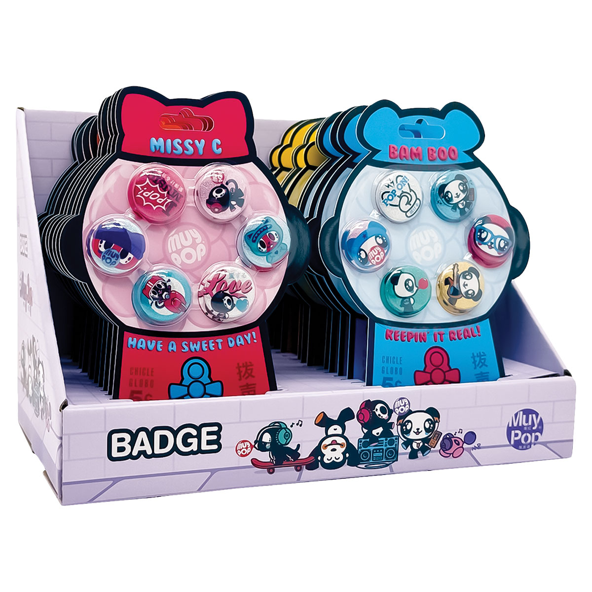 GEN-Pack de 6 Pins (Alfinetes)