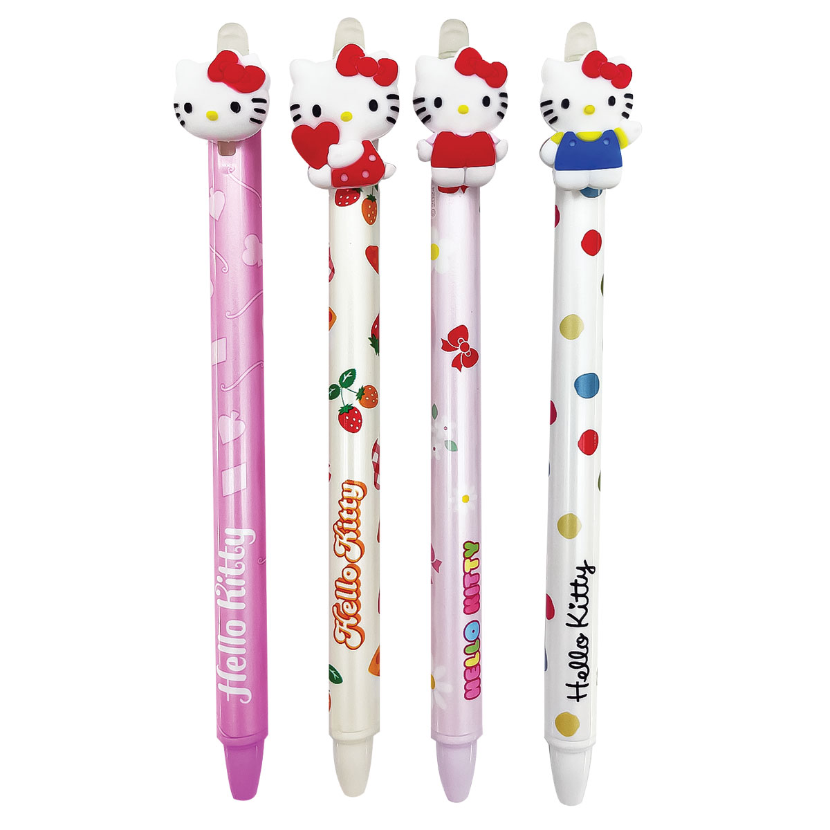 HELLO KITTY-Esferográfica Gel Apagável-4 Designs HELLO KITTY-Esferográfica Gel Apagável-4 Designs