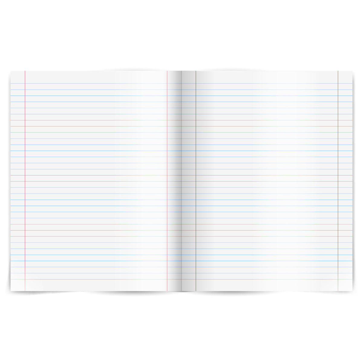 MITOS-Caderno A4 agrafado linhas 80 folhas 60gr capa preta
