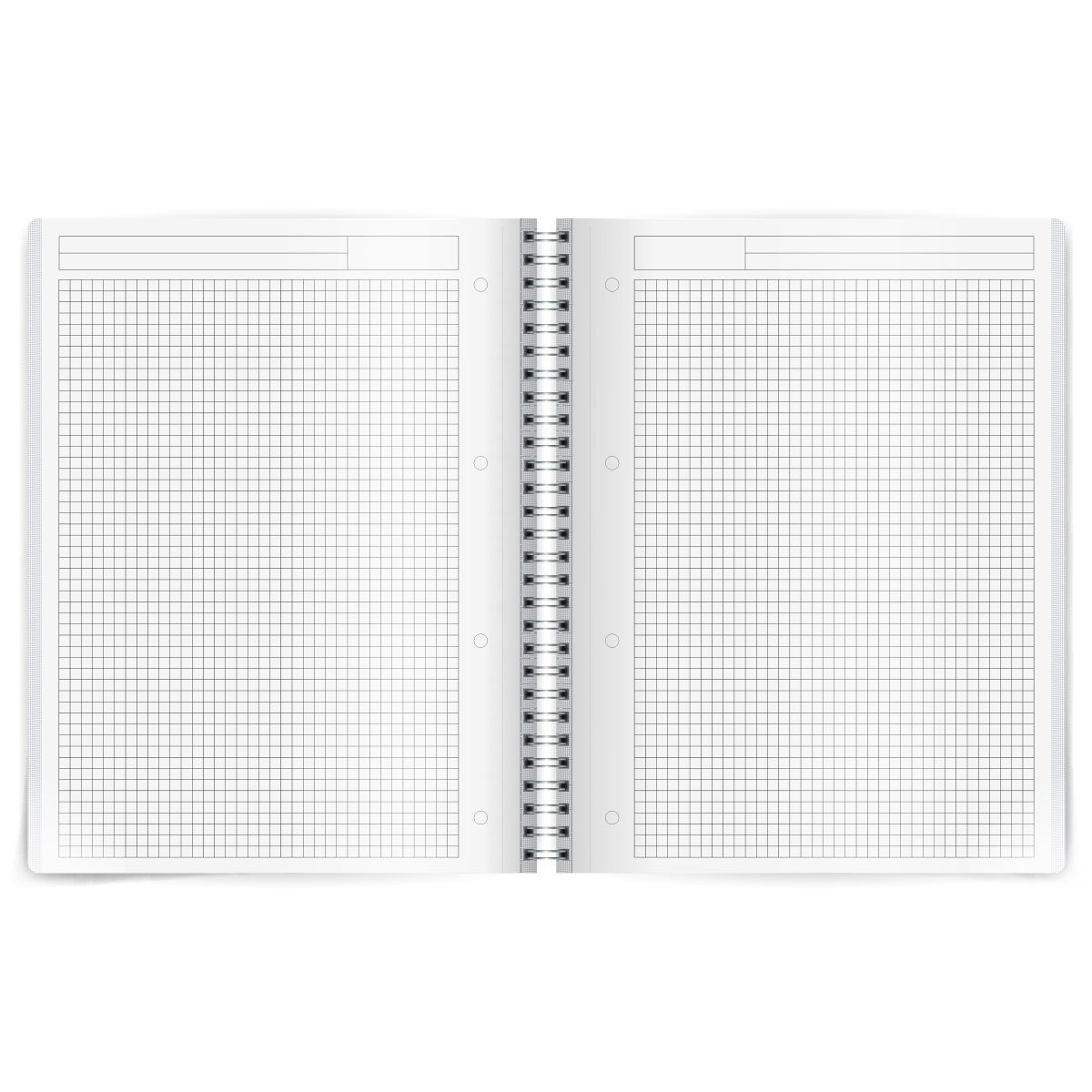 MITOS-Caderno A4 PP quadric. espiral 80fls 80gr capa cor