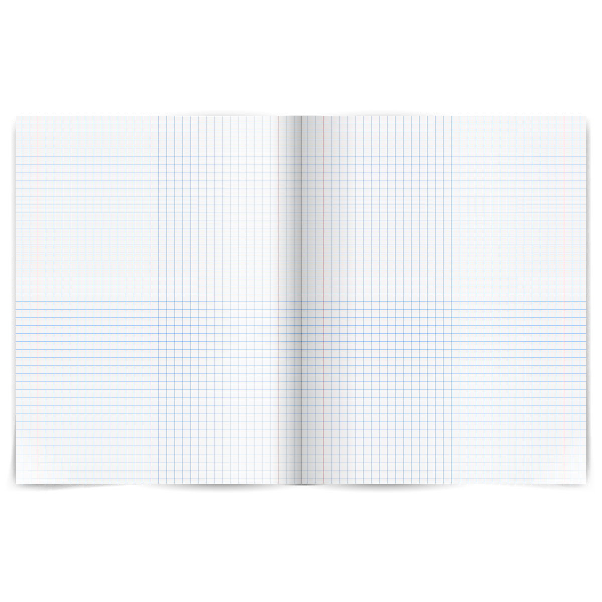 MITOS-Caderno A4 agrafado quadric.48f 80g capa PP cor