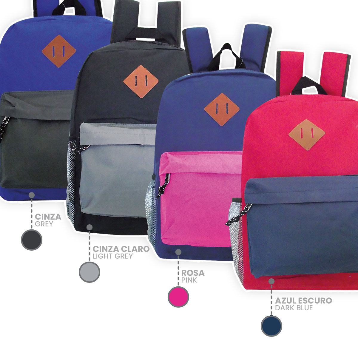 OBAGS BLOC-Mochila grande - Sortido 30x42x20cm