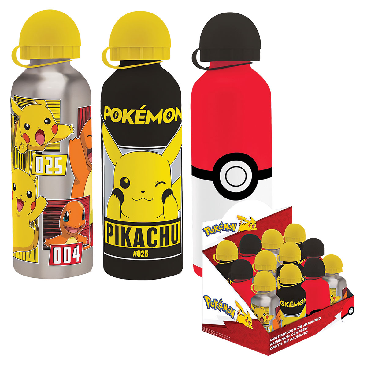 POKEMON-Cantil de Aluminio 500ml POKEMON-Cantil de Aluminio 500ml