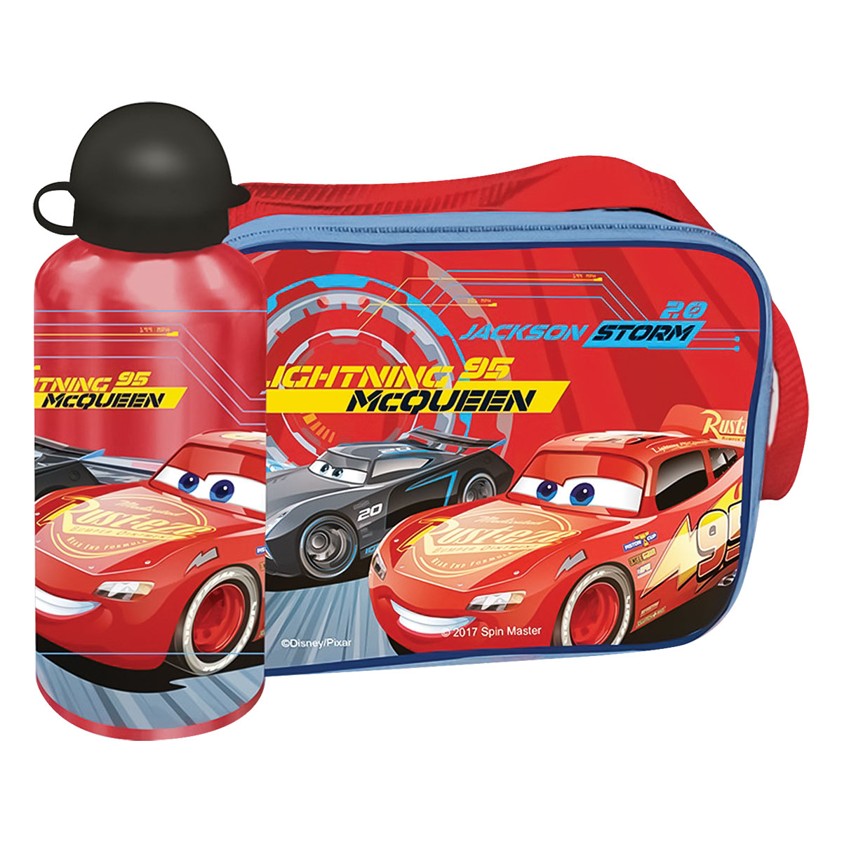 CARS-Set c/ Cantil de Aluminio 400ml+Merendeira