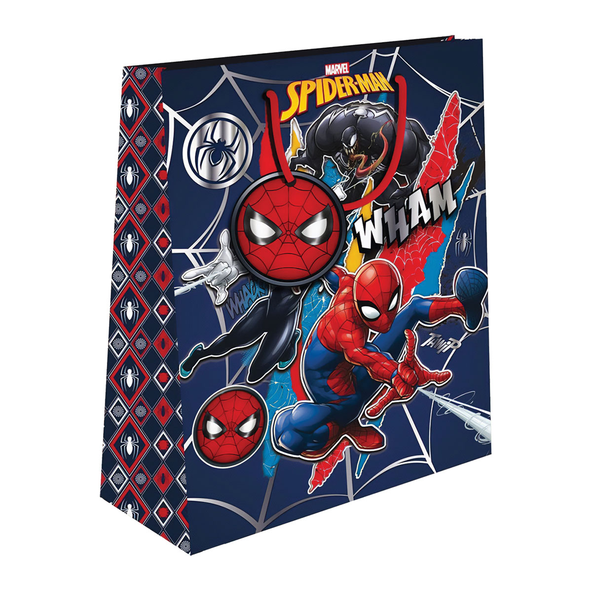 SPIDER-MAN-Saco Prenda-Médio-26x32x12cm-2 Designs