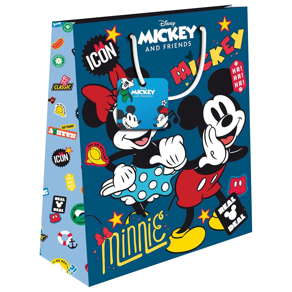 MICKEY&Minnie-Saco Prenda-Grande-33x45x10cm-2 Designs