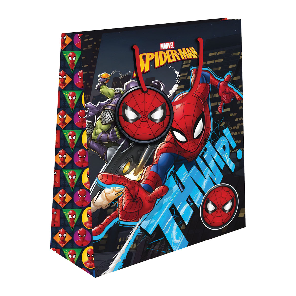 SPIDER-MAN-Saco Prenda-Médio-26x32x12cm-2 Designs