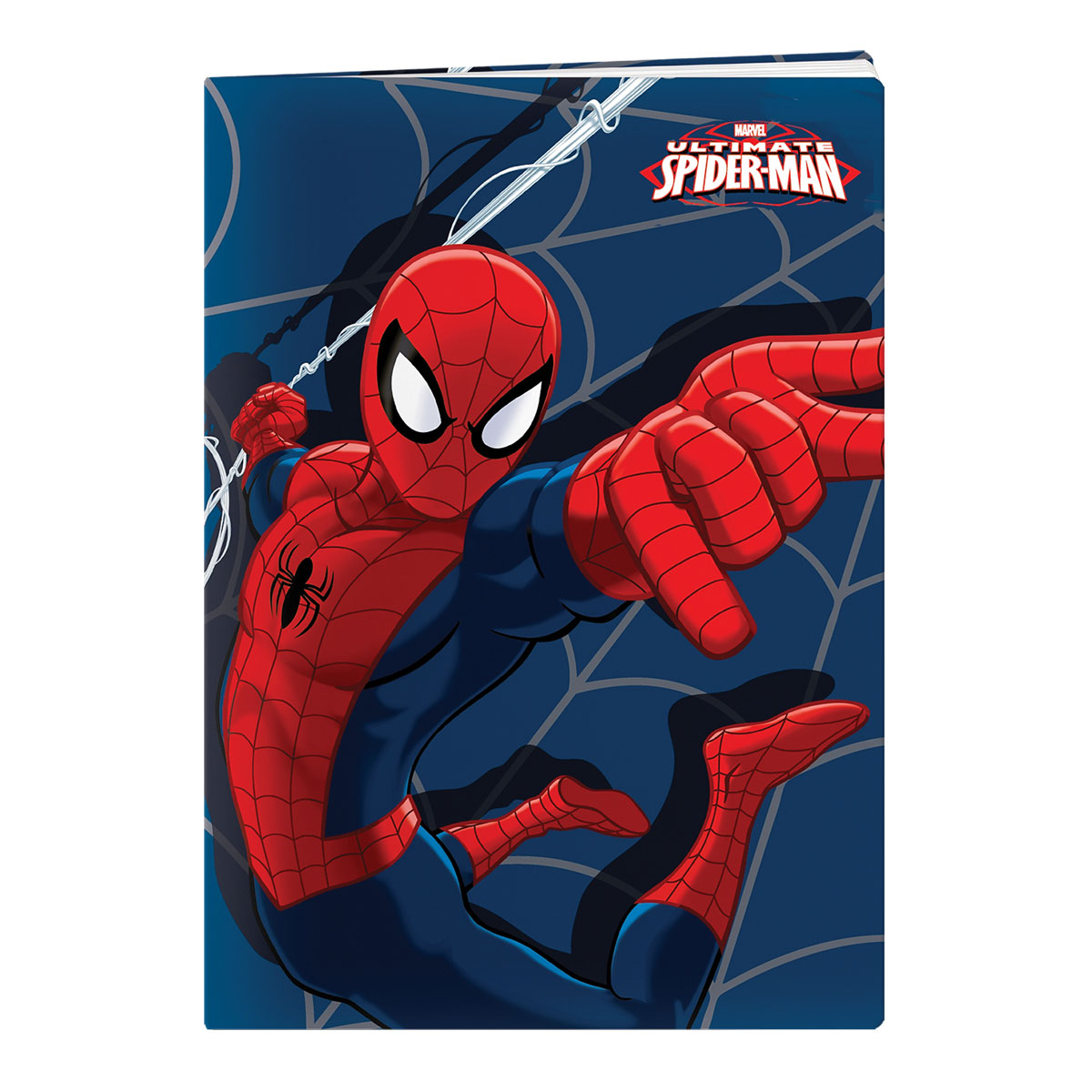SPIDERMAN-Caderno A4 agrafado linhas 80 fls