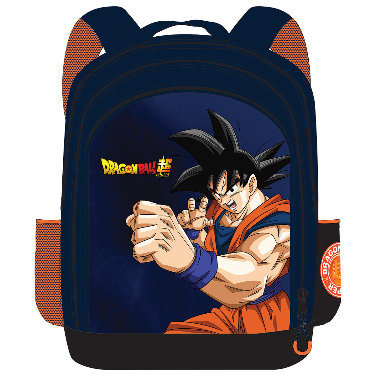 DRAGON BALL-GOKU-Mochila Grande c/ 3 fechos 35x46x20cm