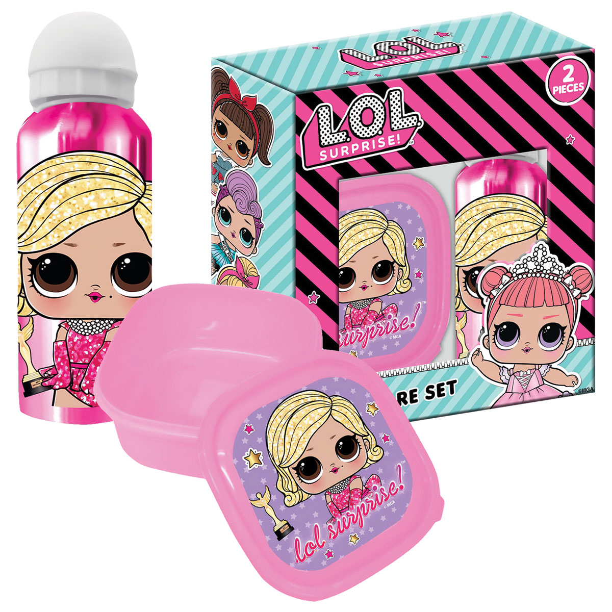 LOL-Set c/ Cantil de Aluminio 400ml+Merendeira