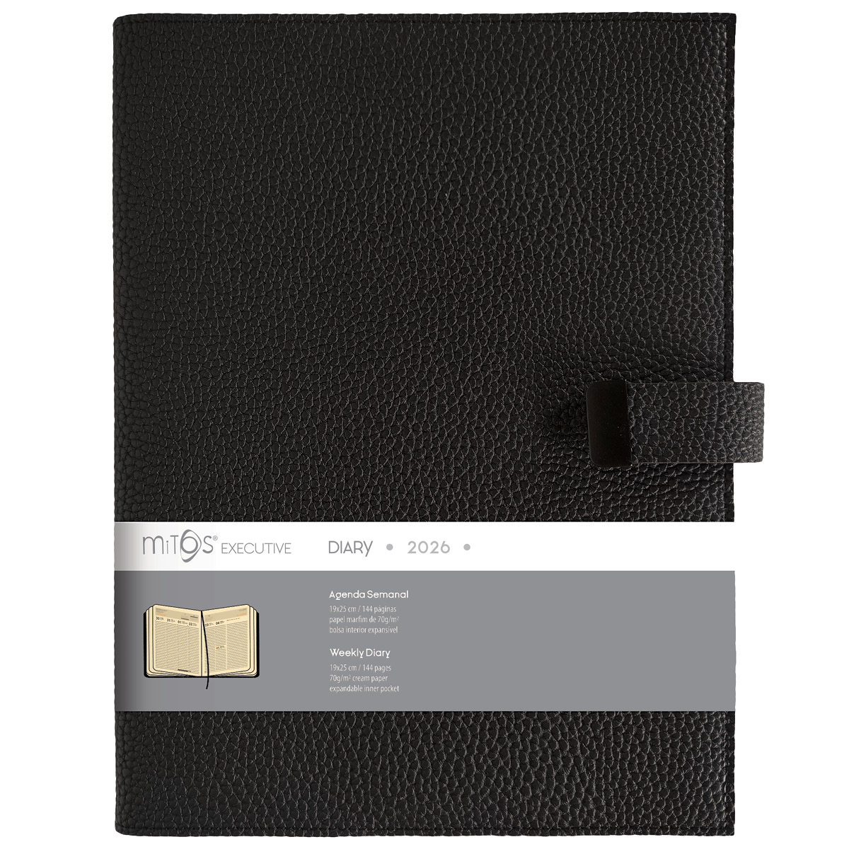 MITOS EXECUTIVE-Agenda Semanal A4 (19x25cm-P25) papel marfim