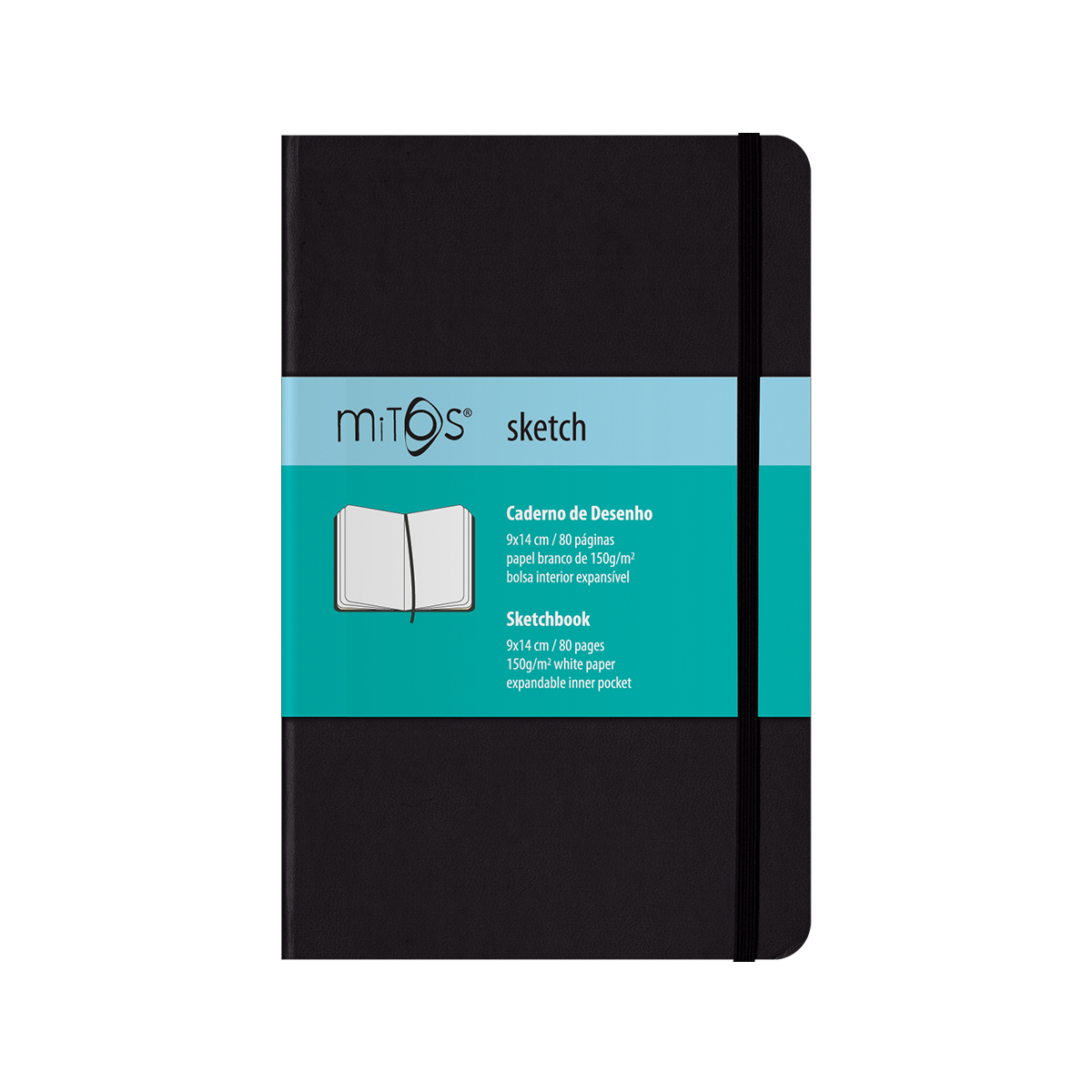 MITO®S SKETCH-Caderno Desenho(9x14cm)80pg