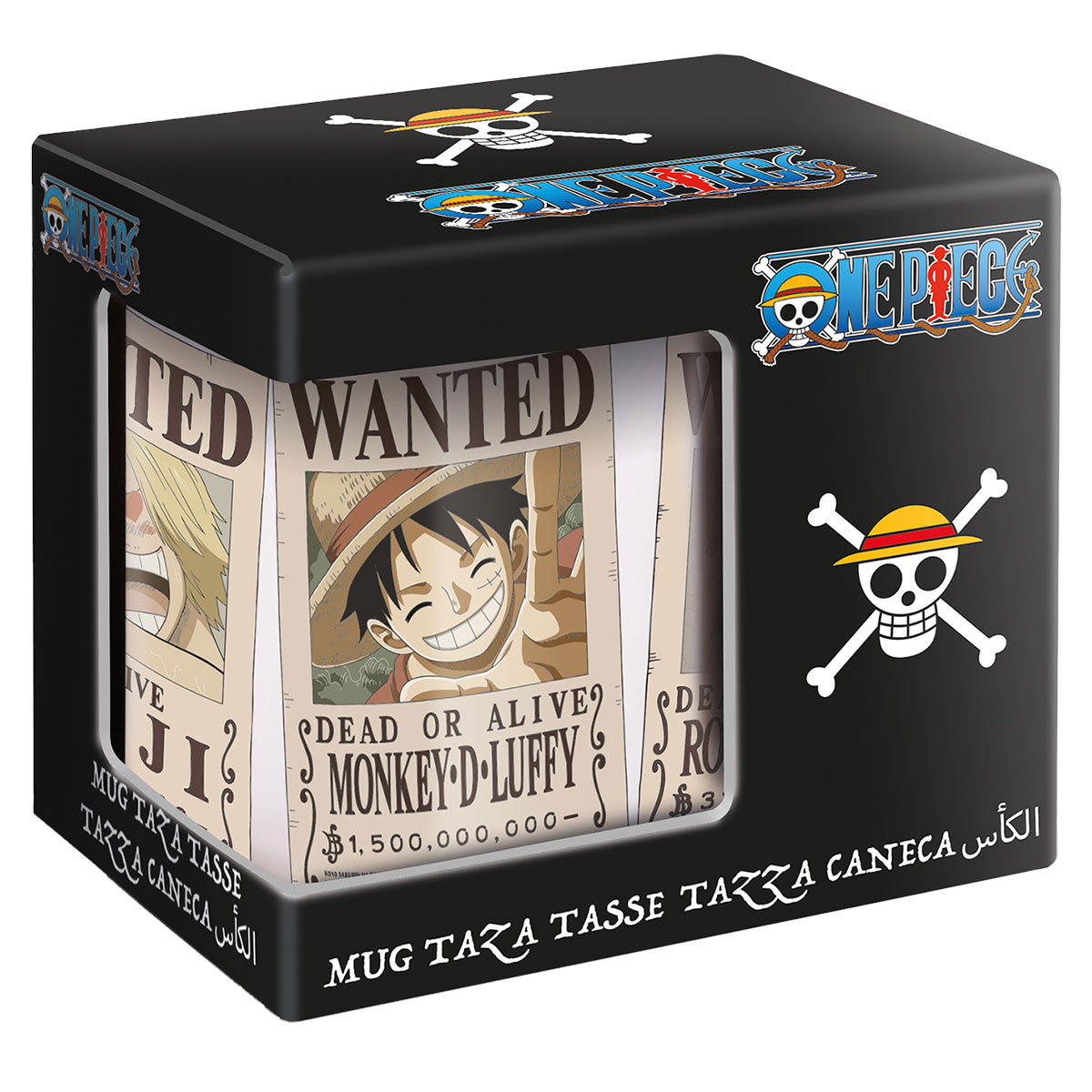 ONE PIECE-Caneca Cerâmica 11oz/300ml Caixa Presente