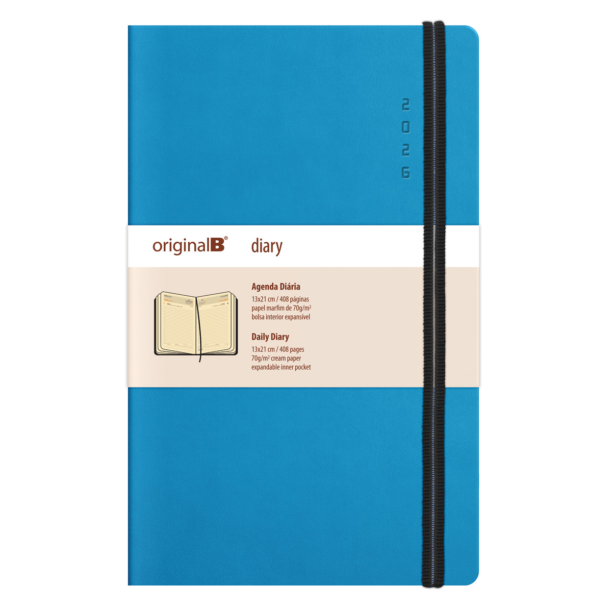 ORIGINALB-Agenda Diaria (13x21cm-P18) papel marfim