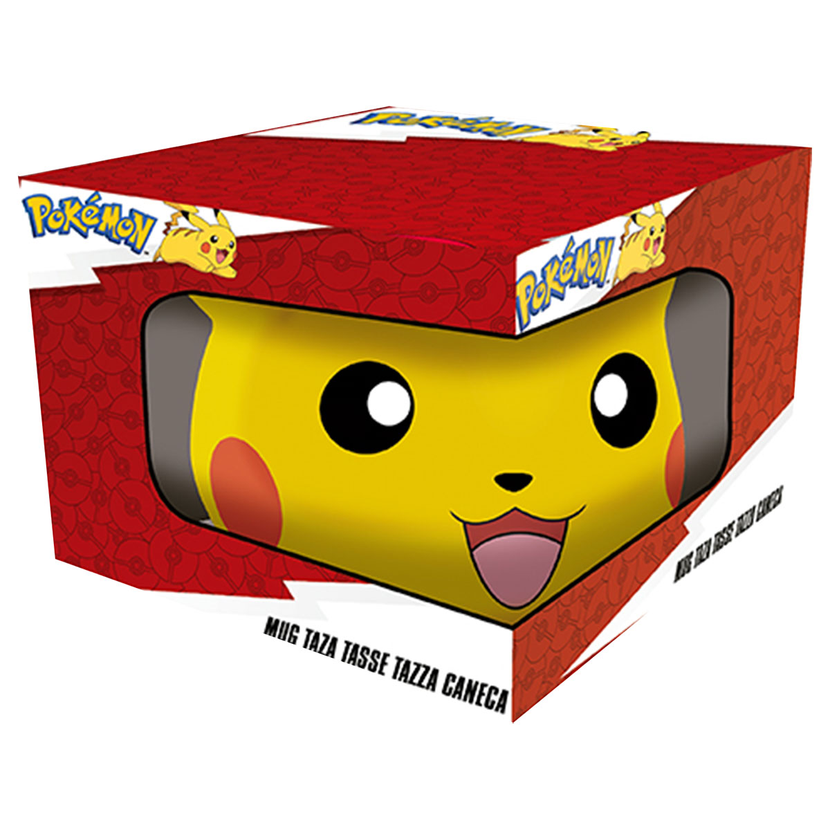 POKEMON-Caneca Cerâmica 500ml-3D-Caixa Presente