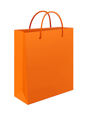 MITOS-Saco Prenda Cor Sólida-90/120g 22x31x10cm-Laranja-M