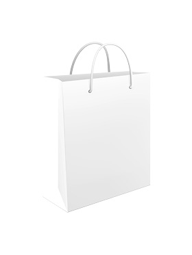 MITOS-Saco Prenda Cor Sólida-90/120g 18x22x8cm-Branco-S