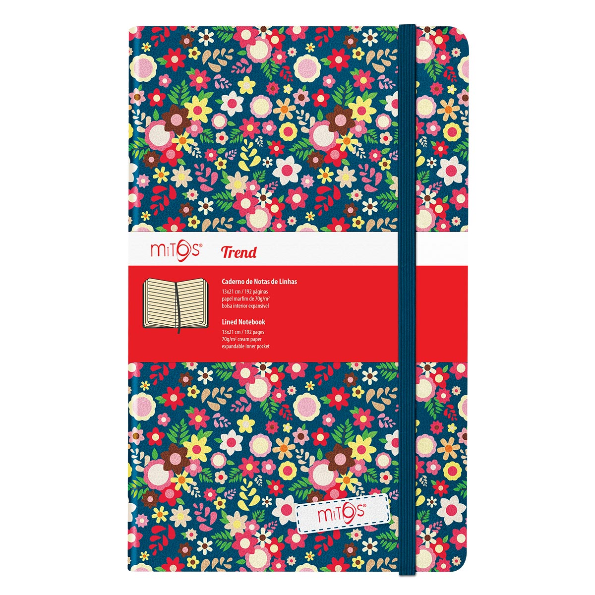 MITOS-BUL-Caderno Notas Linhas(13x21cm)papel marfim bolsa
