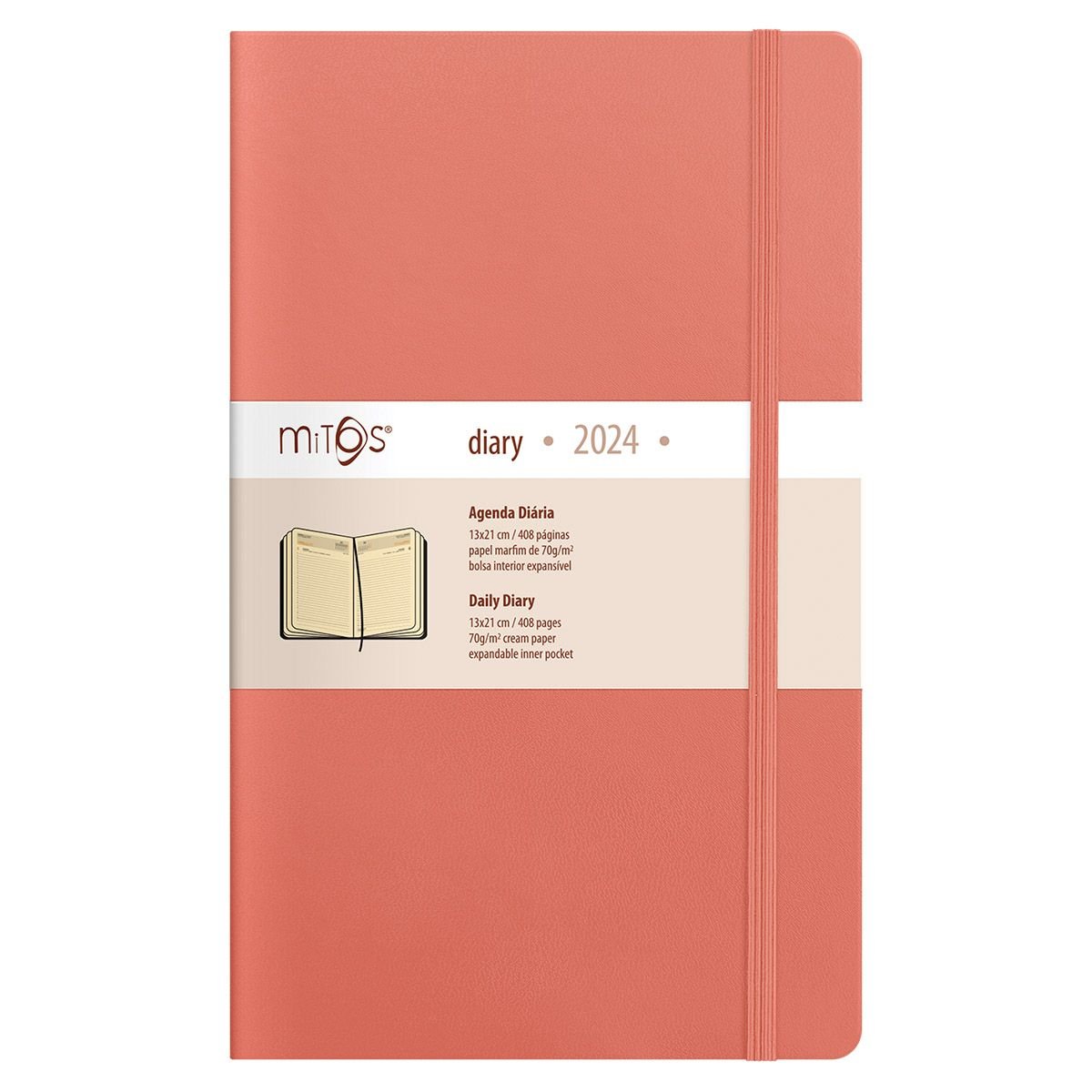 MITOS-Daily Diary (13x21cm-P18) Ivory Paper | Artimbal